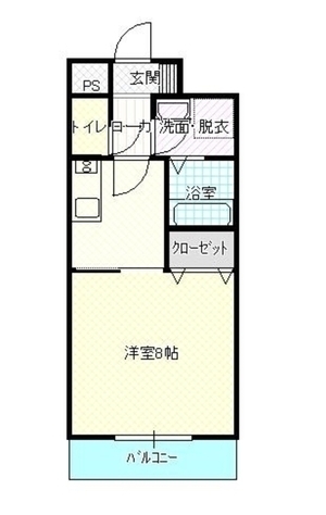 間取り図（１０２号）