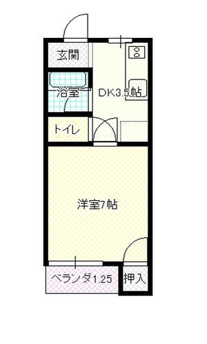 間取り図（１０１号）