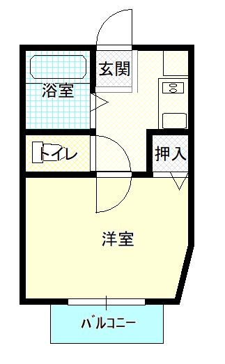 床暖房付き1Kアパート!角部屋に空きがありますよ!インターネット無料!