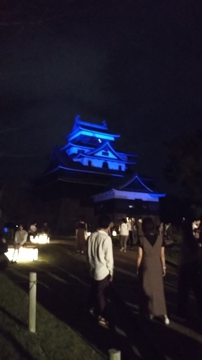 ◆今年も始まりました、松江水燈路。幻想的な空間です。